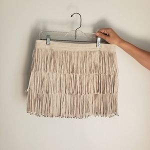 Women's BCBG Fringe Mini Skirt